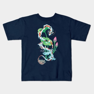 Koi Dragon Companions Kids T-Shirt